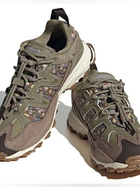 ADIDAS x Moomin Originals Hyperturf Adventure Shoes Tennis Brown Green Floral 10
